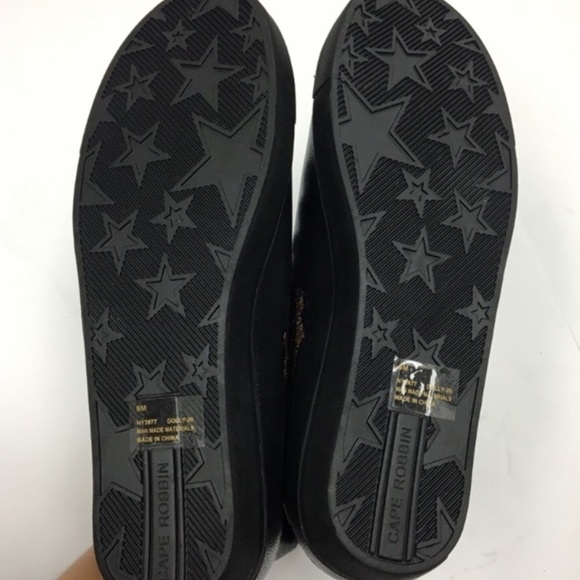 BLACK VEGAN LEATHER SPORTY TIGER SNEAKERS - Picture 6 of 7